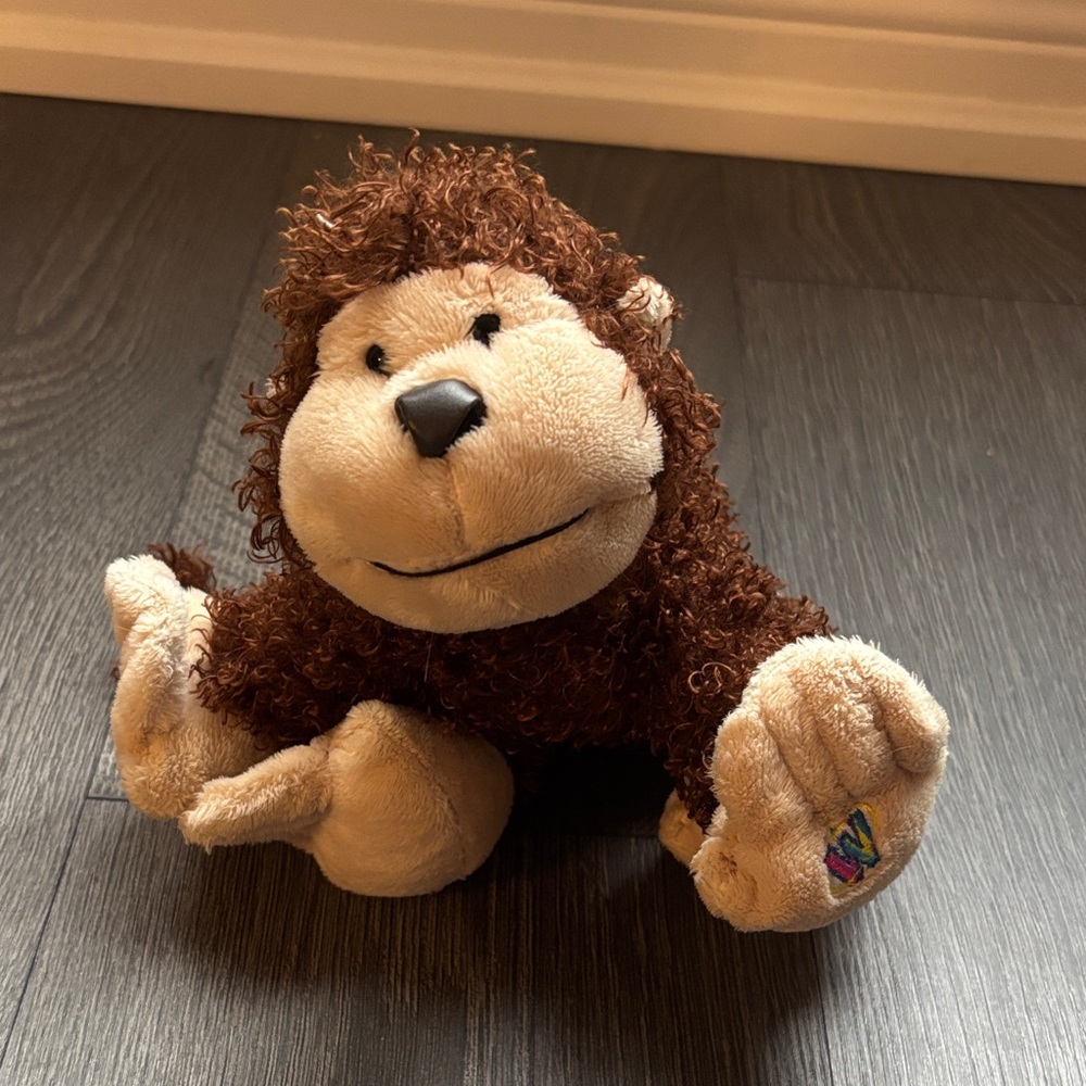 Original Webkinz GANZ Brown Monkey